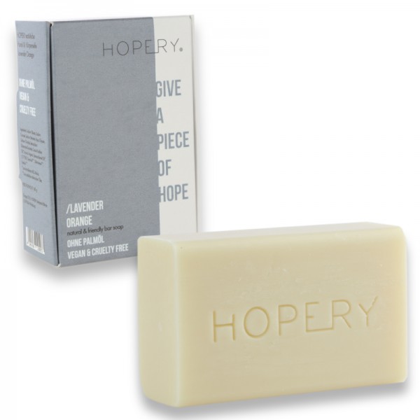 Hopery Lavender Orange milde Handseife - vegan und ohne Palmöl