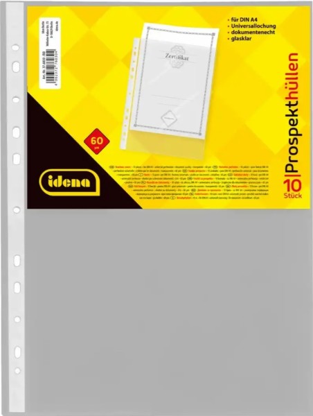 Prospekthüllen 10 Stück