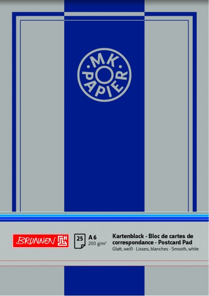 Brunnen Kartenblock A6 25 Karten