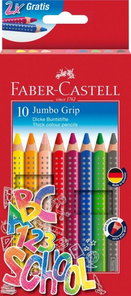Buntstifte Jumbo Grip 10 Stück