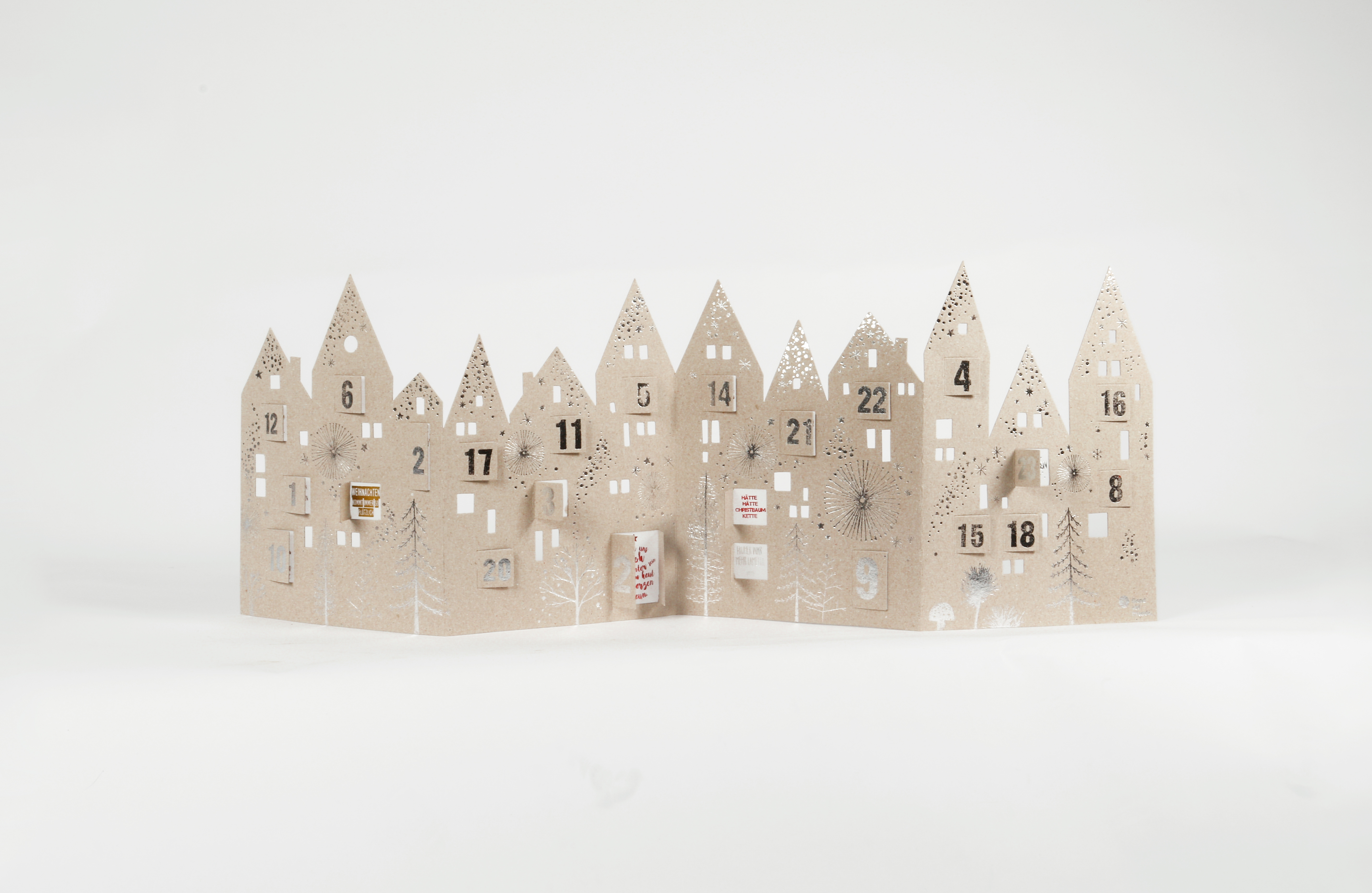 Good Old Friends Adventskalender Silhouette Mit 24 Netten Sprüchen