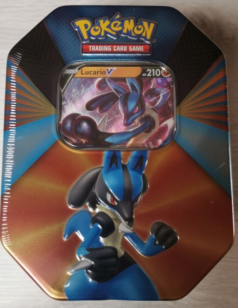 Pokemon 2021 Tin-Box Lucario-V