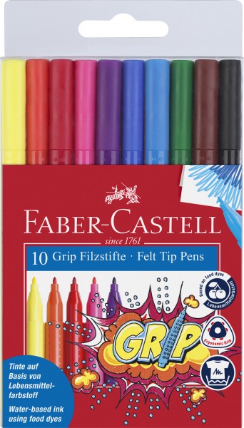 Filzstift Grip Colour Marker 10er Etui