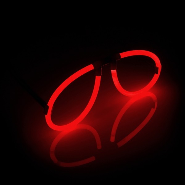 Knicklicht Spaßbrille rot