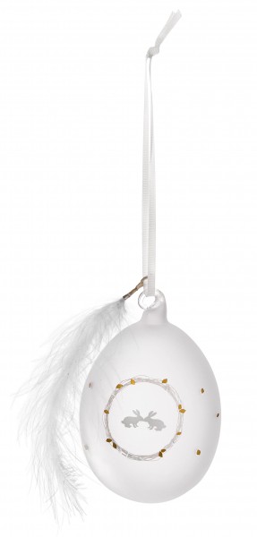 räder Deko Glas-Ei Osterhasen