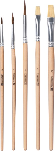 Schulpinsel-Set,5tlg