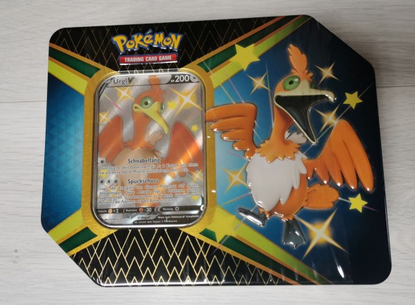 Pokemon 2021 Glänzendes Schicksal Tin-Box Urgl-V