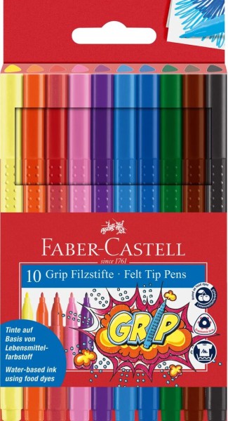 Filzstifte Grip 10er Etui