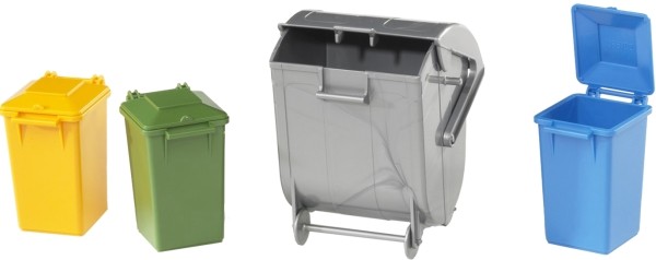 Zubehör: Mülltonnen-Set