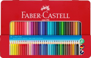 Faber Buntstift Colour Grip 36er-Metalletui