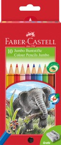 Faber Buntstift Jumbo 10er Kartonetui